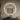 Orbis 900mm Brushed Gold round framed led mirror