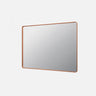 Rectta 1200x900mm Brushed Copper rectangular framed mirror