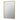 Rectta 900x750mm Brushed Gold rectangular framed mirror