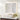 Mercio Luna 900x750mm rectangular frameless backlit LED mirror, shown from a side angle