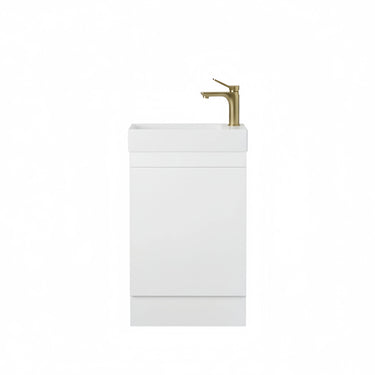 Alpha PVC Waterproof 450mm Freestanding Compact Ensuite Vanity | Kickboard