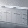 Noah Classic 1800mm Square Handles Double Bowl Freestanding Kickboard Vanity - RJ Bathroom