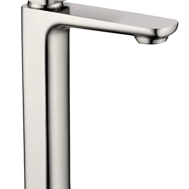 Nova High Rise Basin Mixer Brushed Nickel - RJ Bathroom