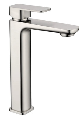 Nova High Rise Basin Mixer Brushed Nickel - RJ Bathroom
