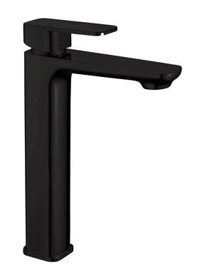 Nova High Rise Basin Mixer Matt Black - RJ Bathroom
