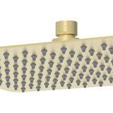 Nova Square Stainless Steel Rain Shower Head 250mm Brushed Gold - RJ Bathroom