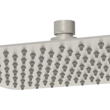 Nova Square Stainless Steel Rain Shower Head 250mm Brushed Nickel - RJ Bathroom