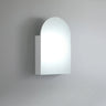 Olivia Archie PVC Mirror Shaving Cabinet Matte White 600x900mm - RJ Bathroom