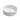 Olley Fluted 400mm matte white round countertop basin with vertical fluted outer wall