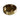 Ollia gold ceramic countertop basin 345mm showing polished gold interior and brushed gold outer wall
