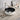 Ollia Diamond 360mm round above counter basin, matte white textured exterior with matte black bowl