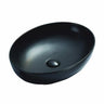 Oria 500x400mm Above Counter Matte Black Basin - RJ Bathroom