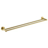 Otus Double Towel Rail 750mm Brushed Gold - RJ Bathroom
