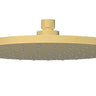 Otus Round Plastic Rainfall Shower Head 250mm Brushed Gold - RJ Bathroom