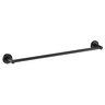 Otus Single Towel Rail 750mm Matt Black - RJ Bathroom