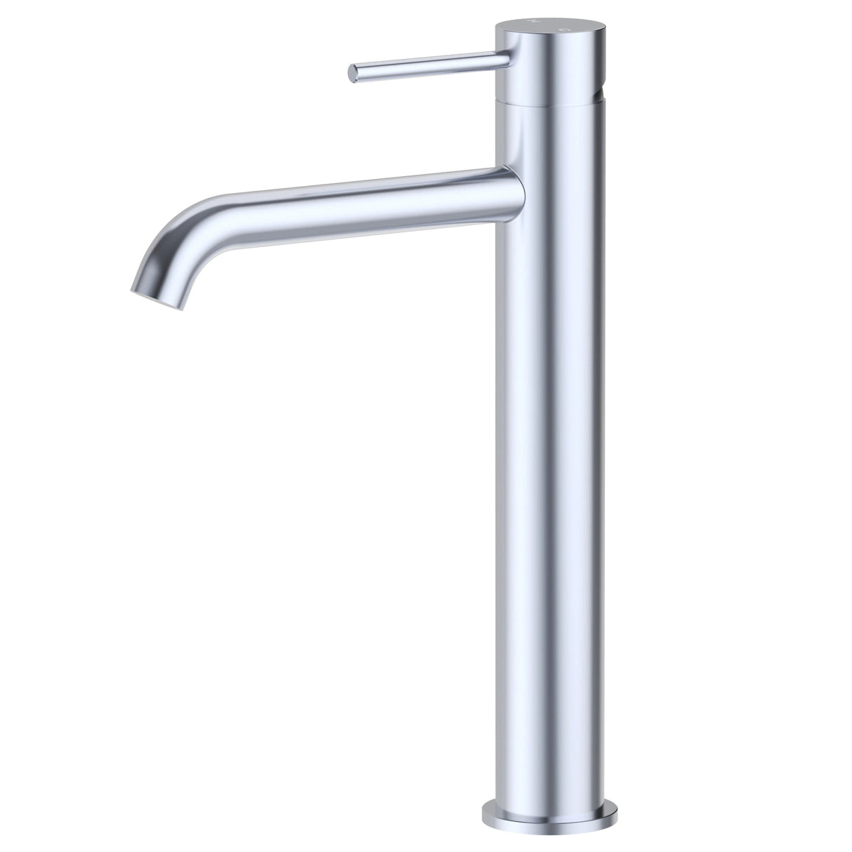 Otus Slimline SS Basin Tall Mixer Curved Spout Chrome - RJ Bathroom