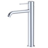 Otus Slimline SS Basin Tall Mixer Curved Spout Chrome - RJ Bathroom