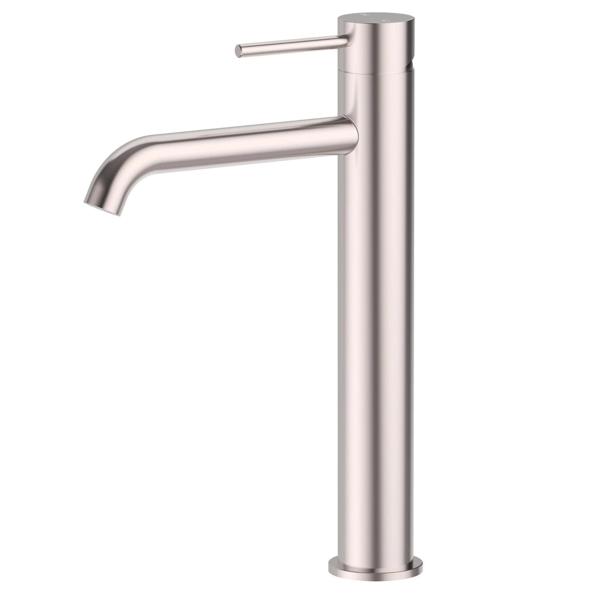 Otus Slimline SS Basin Tall Mixer Curved Spout Stainless Steel - RJ Bathroom