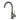 Otus Slimline SS Gooseneck Basin Tall Mixer Gun Metal - RJ Bathroom