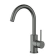 Otus Slimline SS Gooseneck Basin Tall Mixer Gun Metal - RJ Bathroom