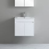 Polar PVC Waterproof 600mm Wall Hung Vanity