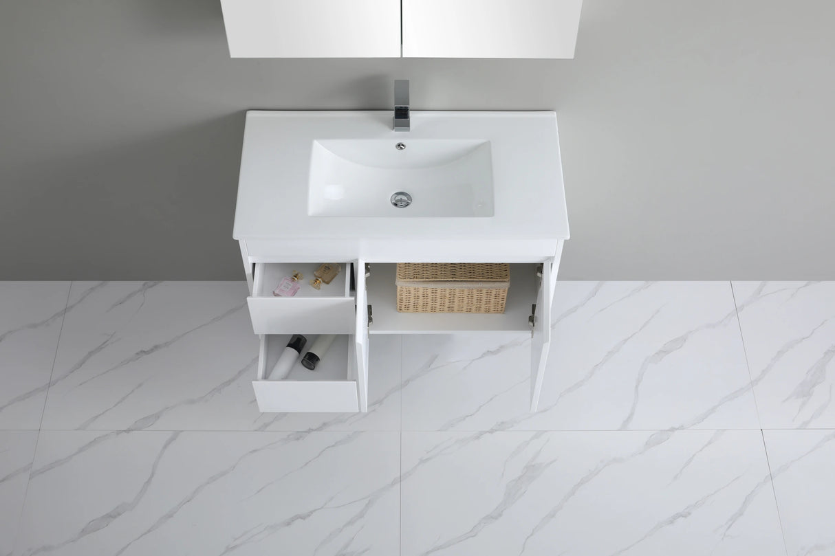Polar PVC Waterproof 750mm Wall Hung Vanity