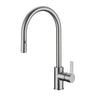 Otus Brushed Nickel Pull-Out Kitchen Sink Mixer, front view
