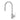 Otus Chrome Pull-Out Kitchen Sink Mixer, front view