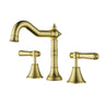 Ikon Clasico Hampton Brushed Gold Basin Tap Set - Lead Free (PCK90NZ04LF-BG)