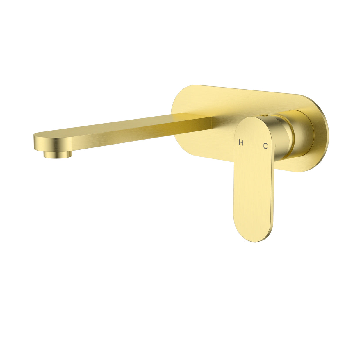 Brushed Gold stainless steel wall basin mixer Sora SS luxury bathroom fittings lead free