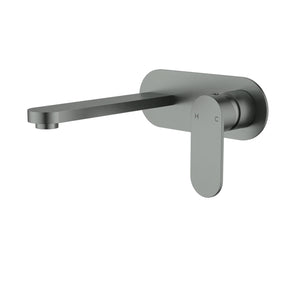 Gun Metal grey wall mounted mixer tap Sora SS 304 stainless steel industrial style