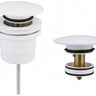 Pop Up Waste Universal Basin 32/40mm Gloss White - RJ Bathroom