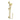 Otus Slimline brushed gold shower rail set with round hand shower – PSH041A-BG