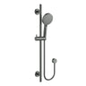 Otus Slimline gun metal shower rail set with sliding bracket – PSH041A-GM