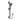 Otus Slimline matte black shower rail set with sliding bracket – PSH041A-MB