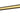 Round Horizontal Shower Arm 400mm Brushed Gold - RJ Bathroom