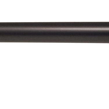Round Horizontal Shower Arm 400mm Matt Black - RJ Bathroom