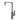 Ruki Gun Metal Kitchen Sink Mixer, front view