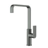 Ruki Gun Metal Kitchen Sink Mixer, front view
