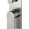 Ruki Wall Mixer with Diverter Brushed Nickel - RJ Bathroom
