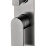 Ruki Wall Mixer with Diverter Gunmetal - RJ Bathroom