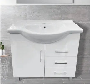 Semi-Recessed Bathroom Freestanding Vanity 900mm - RJ Bathroom