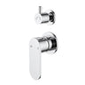 Sora SS 304 Stainless Steel Wall Mixer Diverter – Chrome - RJ Bathroom