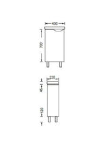 Ensuite Slim Narrow compact Bathroom Vanity 400mm