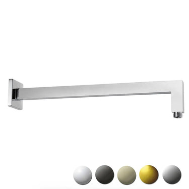 Square Horizontal Shower Arm 400mm Chrome - RJ Bathroom