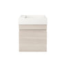Timber 450mm Wall Hung Vanity | Coastal Oak | Slimline Ensuite | PVC Waterproof - RJ Bathroom