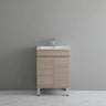 Timber Wood Grain Stella Oak 600mm PVC Waterproof Freestanding Vanity - RJ Bathroom