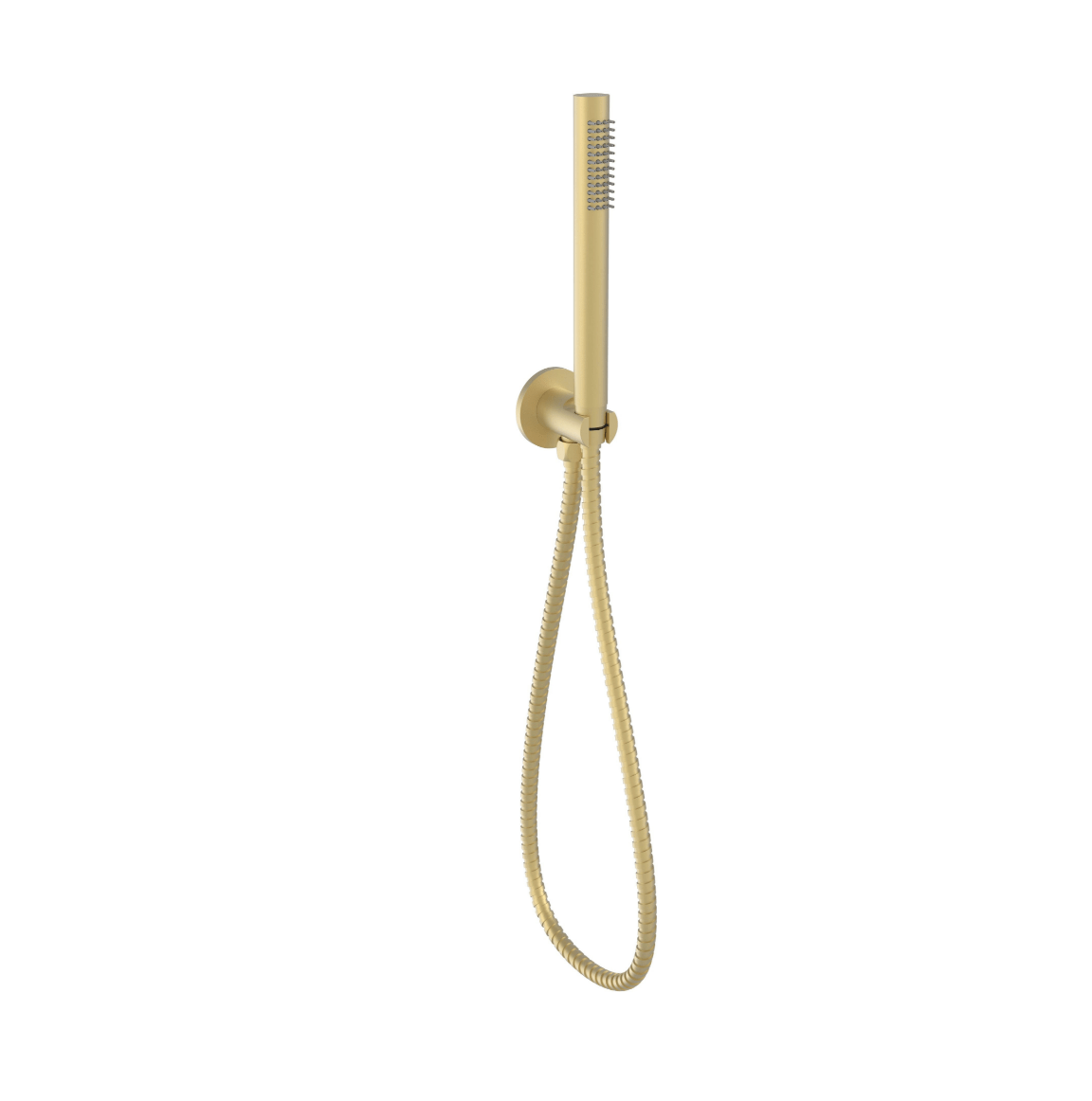 Tube Hand Shower Brushed Gold - RJ Bathroom