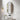 Venus 500x900mm oval front-lit motion sensor LED mirror with matte black frame, shown from a side angle