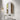Venus 600x900mm arch front-lit motion sensor LED mirror with gun metal frame, shown from a side angle